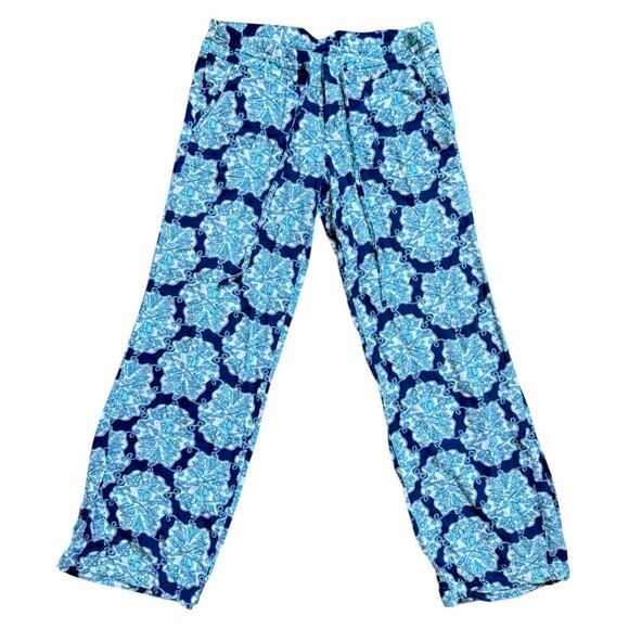 Lilly Pulitzer Pippa Flare Y2K Low Rise Pants in Hey Sailor Size XS - Picture 4 of 11